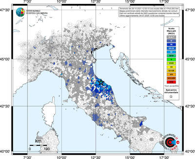 Mappa MCS - territori comunali
