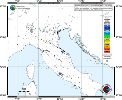Mappa MCS - territori delle località