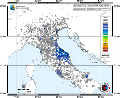Mappa MCS - territori comuni