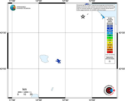Mappa EMS - territori località