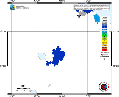 Mappa EMS - territori comuni