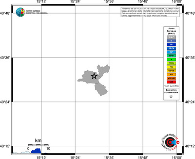 Mappa EMS - territori comuni