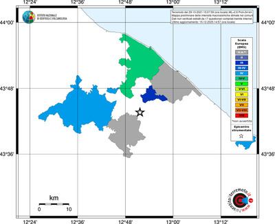 Mappa EMS - territori comuni