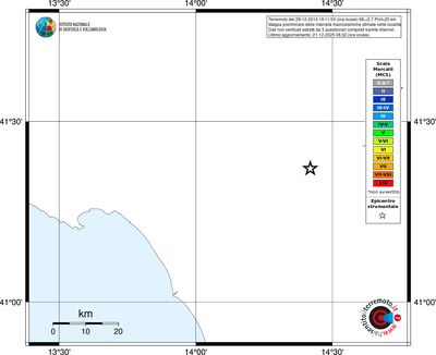 Mappa MCS - territori località