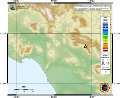 Mappa MCS - località