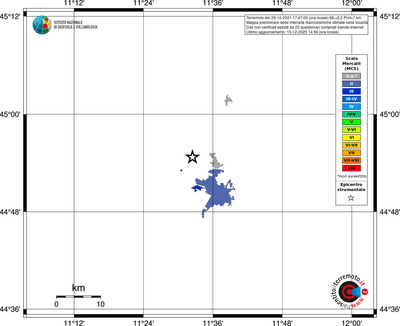 Mappa MCS - territori località