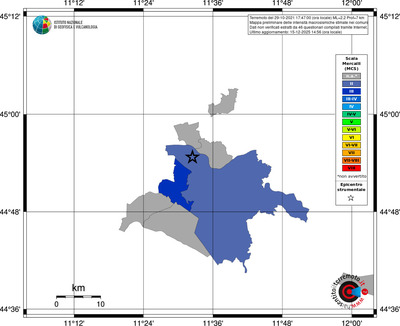 Mappa MCS - territori comuni