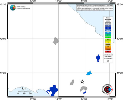 Mappa EMS - territori comuni