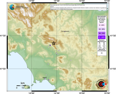 Mappa comuni con almeno 3 questionari