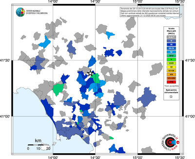 Mappa MCS - territori comuni