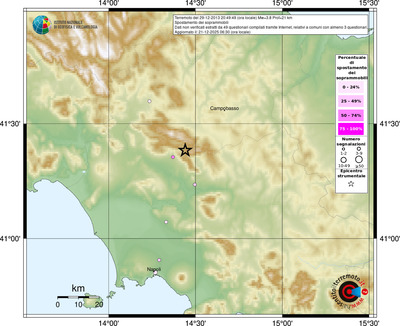 Mappa comuni con almeno 3 questionari