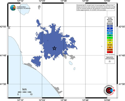 Mappa MCS - territori località