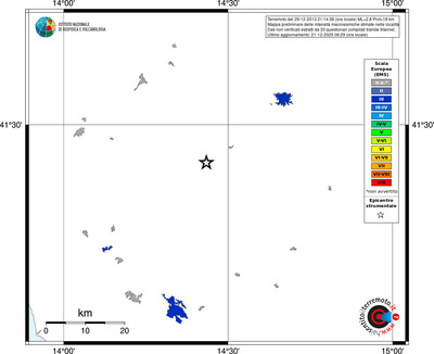 Mappa EMS - territori località