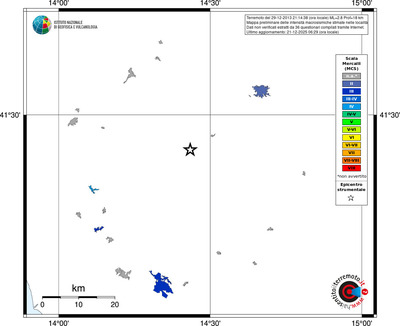 Mappa MCS - territori località