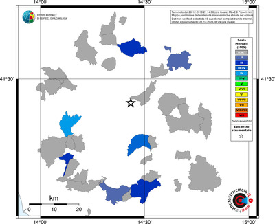 Mappa MCS - territori comuni