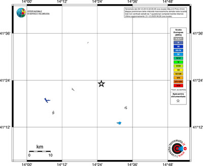 Mappa EMS - territori località