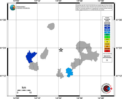 Mappa EMS - territori comuni