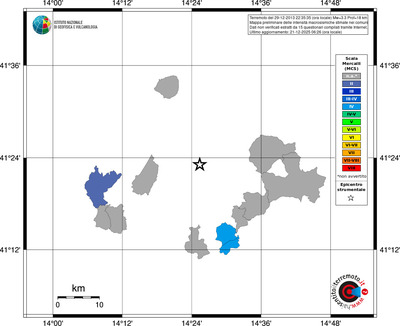 Mappa MCS - territori comuni