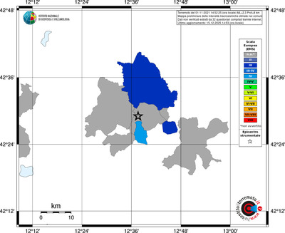 Mappa EMS - territori comuni