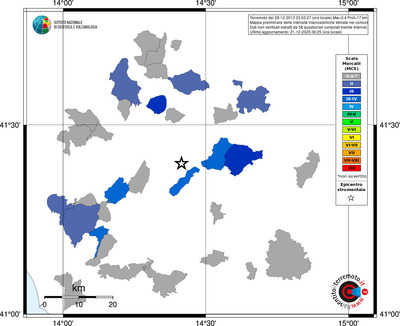 Mappa MCS - territori comuni