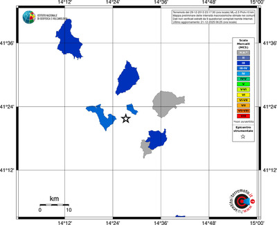 Mappa MCS - territori comuni