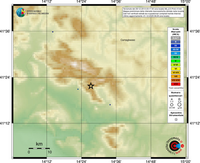 Mappa MCS - località
