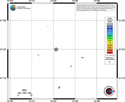 Mappa EMS - territori località