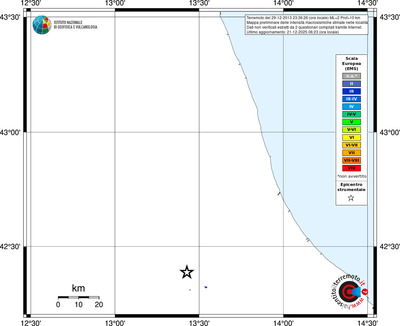 Mappa EMS - territori località