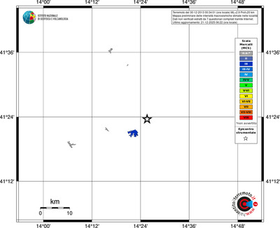 Mappa MCS - territori località