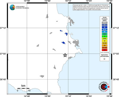 Mappa EMS - territori località