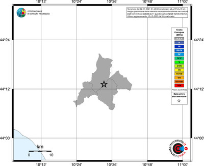 Mappa EMS - territori comuni