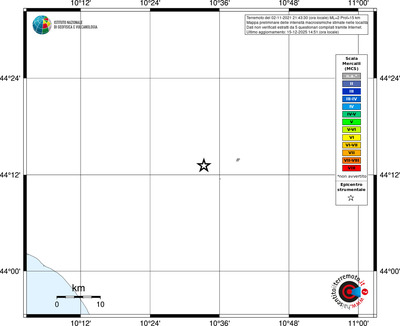 Mappa MCS - territori località