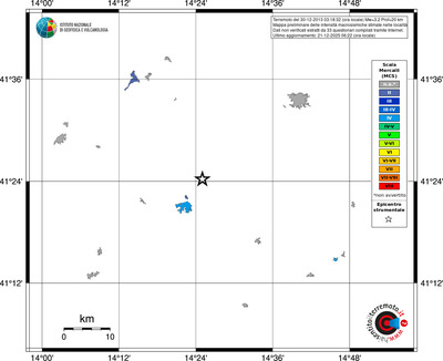 Mappa MCS - territori località