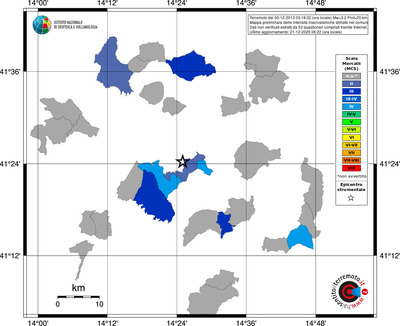 Mappa MCS - territori comuni
