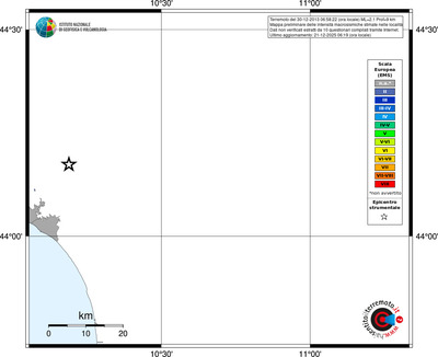 Mappa EMS - territori località