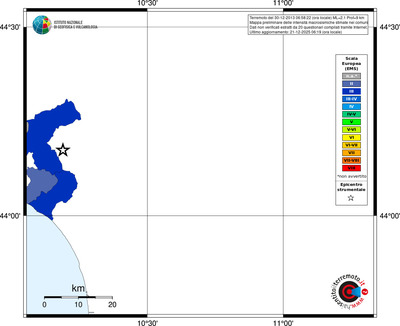 Mappa EMS - territori comuni
