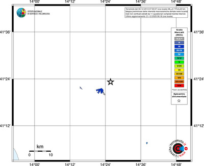 Mappa MCS - territori località