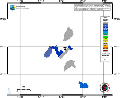 Mappa MCS - territori comuni