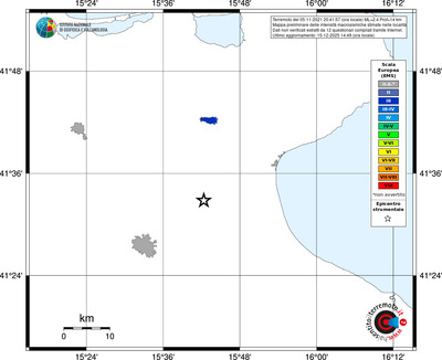 Mappa EMS - territori località