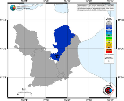 Mappa EMS - territori comuni