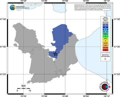 Mappa MCS - territori comuni