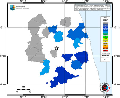 Mappa EMS - territori comuni