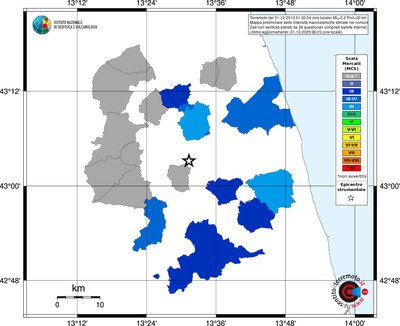 Mappa MCS - territori comuni