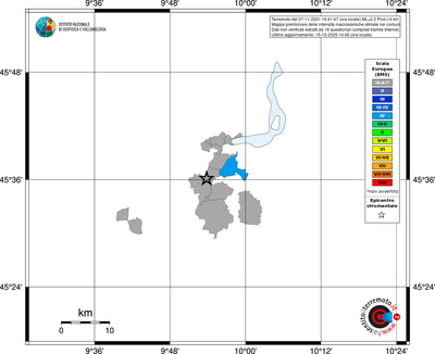 Mappa EMS - territori comuni
