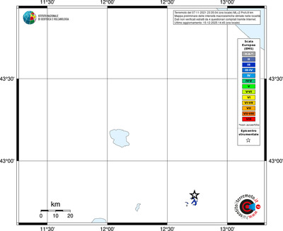Mappa EMS - territori località