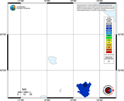 Mappa EMS - territori comuni