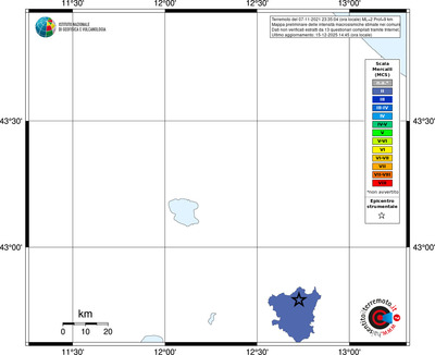 Mappa MCS - territori comuni