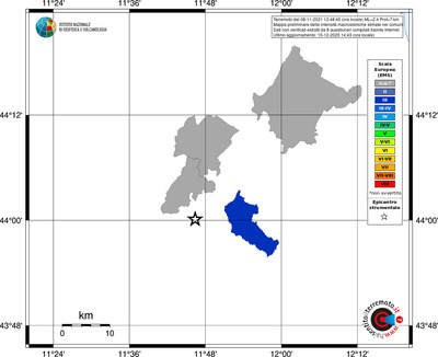Mappa EMS - territori comuni