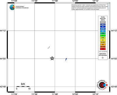 Mappa MCS - territori località