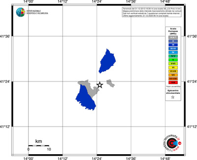 Mappa EMS - territori comuni
